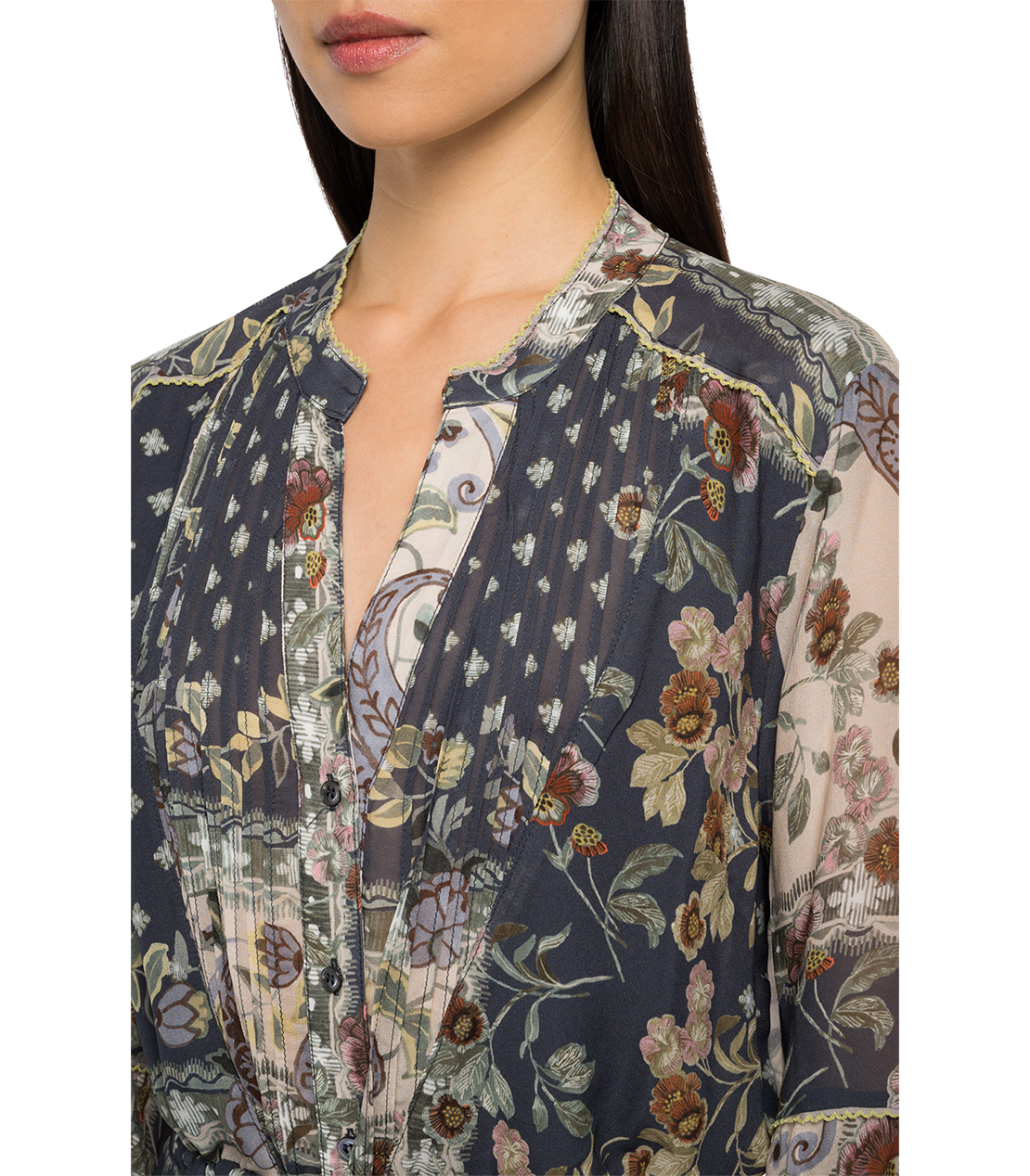 ボタニカルオールオーバープリントドレス 詳細画像 マルチ 5